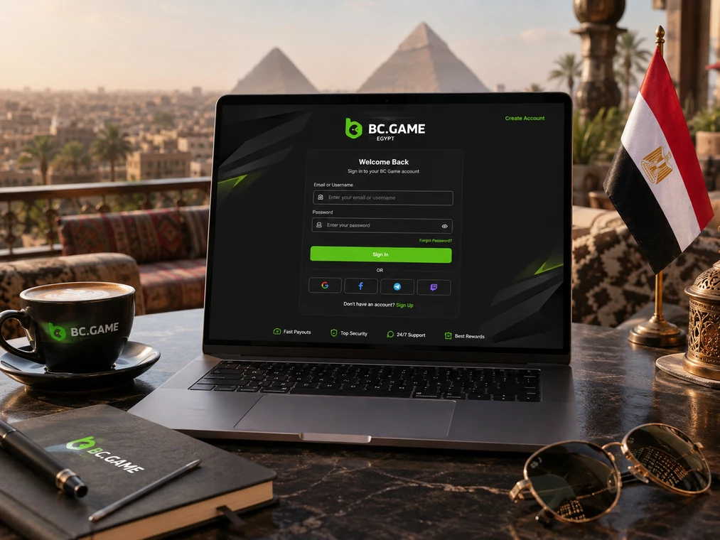 طرق التسجيل وتسجيل الدخول إلى حساب BC Game مصر